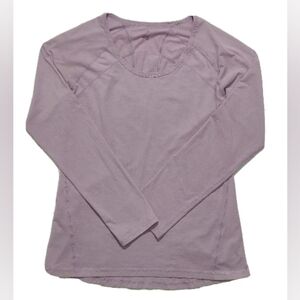 Z by Zella Long Sleeve Compression T-Shirt Athletic Top Ladies Large Pink